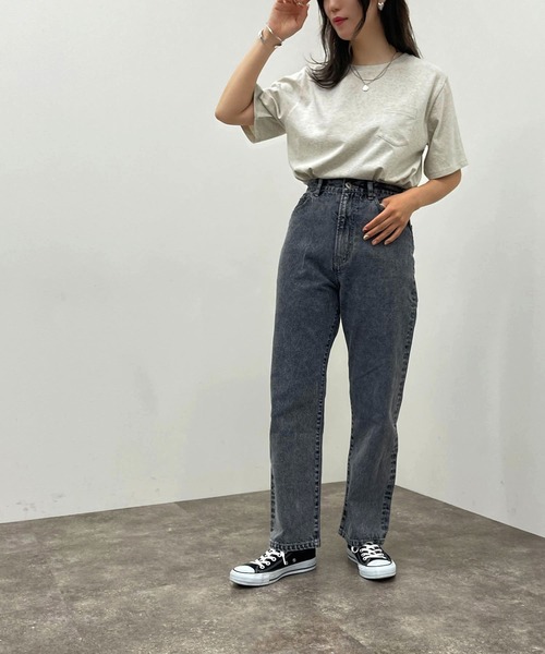 apres jour mignon(アプレジュールミニョン)の「アソートロゴTシャツ 【ZOZOTOWN限定アイテム】(Tシャツ/カットソー・レディース・グリーン系その他/オフホワイト/ピンク系その他/ブラック/ブルー系その他/ナチュラル・フリー/X-LARGE)」の22枚目の写真