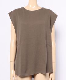 Samansa Mos2 | 後ろロゴ入りワッフルタンクトップ(タンクトップ)