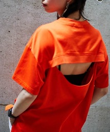 lautreamont BLEUBLANC | バックオープンTシャツ(Tシャツ/カットソー)