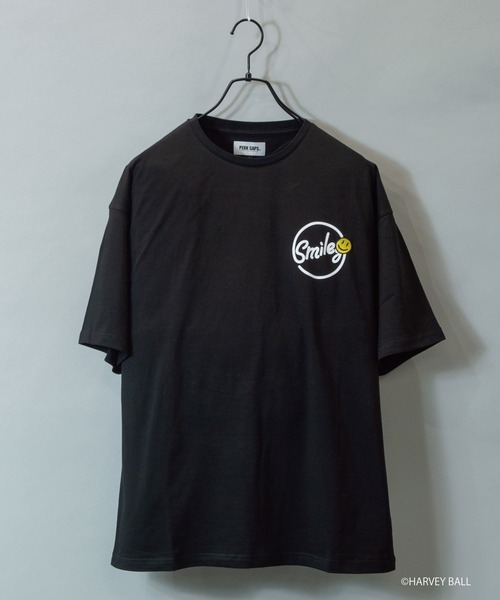 PERK GAPS（パークギャップス）の「SM×PGスマイルバックアーチロゴ半袖Tシャツ（Tシャツ/カットソー・メンズ・ホワイト/ブラック・M/L）」の5枚目の写真