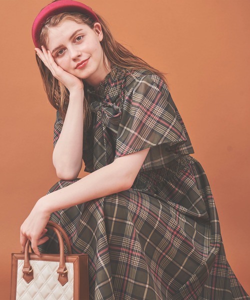 De Sons De シアーチェックビッグリボンワンピース ワンピース 31 31 Mode トランテアン ソン ドゥ モード のファッション