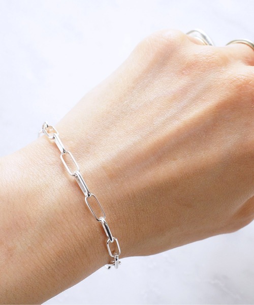 ISOLATION（アイソレーション）の「【ISOLATION / アイソレーション】SV925  Classic Chain Bracelet / クラシックチェーンブレスレット（ブレスレット・レディース・シルバー・16.5cm）」の2枚目の写真