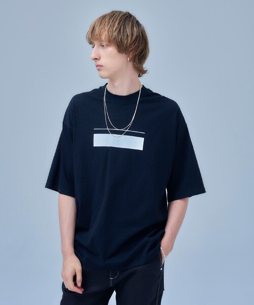UNITED TOKYO（ユナイテッドトウキョウ）の「Graphic T（big size)（Tシャツ/カットソー・メンズ・ホワイト/ブラック/アイボリー/モスグリーン/ブラック×ブラック/ホワイト系その他/ブラック系その他2/オフホワイト・1/2）」の5枚目の写真