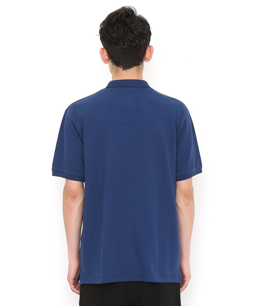 Design Tshirts Store graniph（デザイン　ティーシャツ　ストア　グラニフ）の「スイミーポケット (レオレオニ) ｜コラボポロシャツ（ポロシャツ・メンズ・ネイビー・LARGE/SMALL/MEDIUM/X-SMALL）」の6枚目の写真