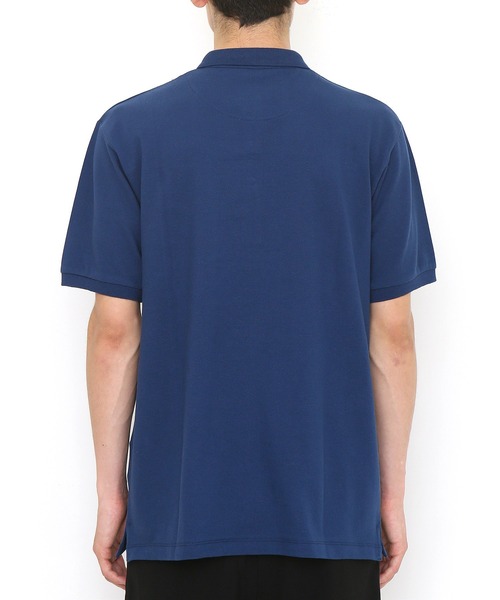 Design Tshirts Store graniph（デザイン　ティーシャツ　ストア　グラニフ）の「スイミーポケット (レオレオニ) ｜コラボポロシャツ（ポロシャツ・メンズ・ネイビー・LARGE/SMALL/MEDIUM/X-SMALL）」の4枚目の写真