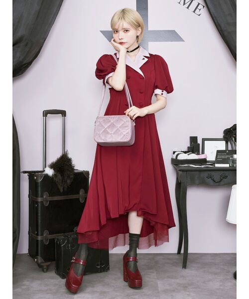 EATME（イートミー）の「ハウスキーパーライクワンピース（ワンピース・レディース・ブラック/ワイン/その他1・SMALL/MEDIUM）」の10枚目の写真