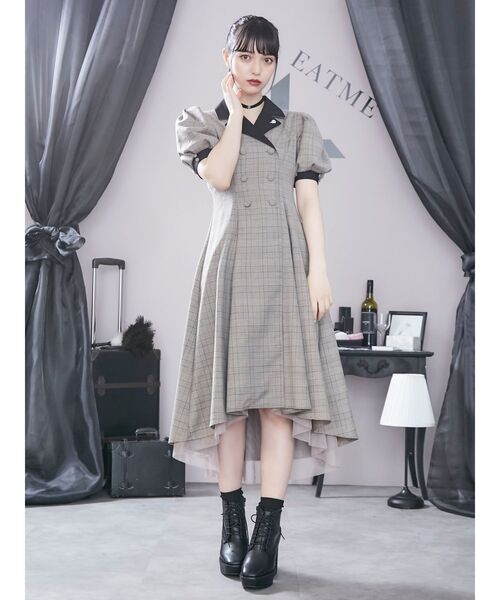 EATME（イートミー）の「ハウスキーパーライクワンピース（ワンピース・レディース・ブラック/ワイン/その他1・SMALL/MEDIUM）」の6枚目の写真