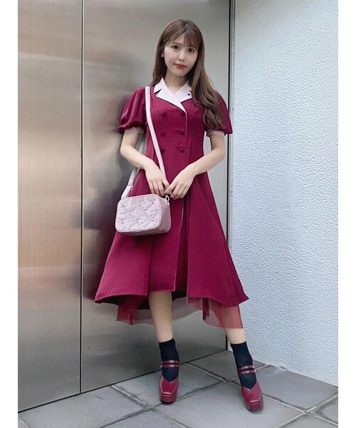 EATME（イートミー）の「ハウスキーパーライクワンピース（ワンピース・レディース・ブラック/ワイン/その他1・SMALL/MEDIUM）」の17枚目の写真