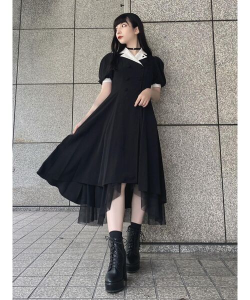 EATME（イートミー）の「ハウスキーパーライクワンピース（ワンピース・レディース・ブラック/ワイン/その他1・SMALL/MEDIUM）」の14枚目の写真