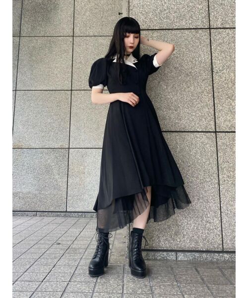 EATME（イートミー）の「ハウスキーパーライクワンピース（ワンピース・レディース・ブラック/ワイン/その他1・SMALL/MEDIUM）」の11枚目の写真