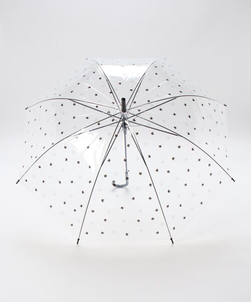 SESTO(セスト)の「gu21aw/Catビニール傘58cm(長傘・レディース・ミント/ブラック系その他/ブラック・ONE SIZE)」の4枚目の写真