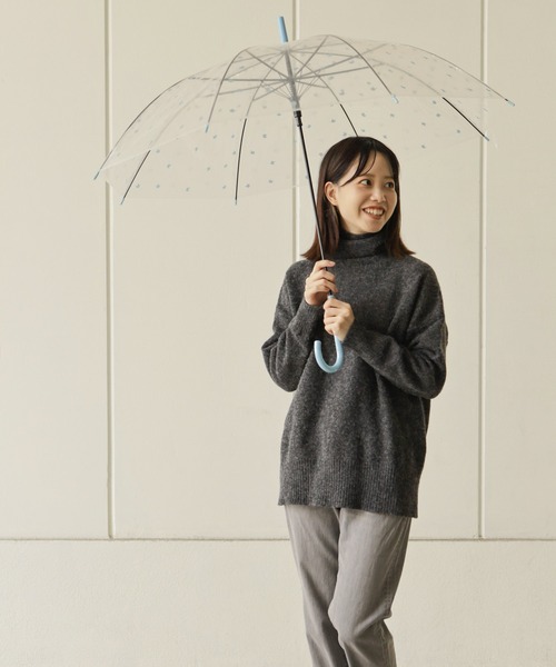 SESTO(セスト)の「gu21aw/Catビニール傘58cm(長傘・レディース・ミント/ブラック系その他/ブラック・ONE SIZE)」の12枚目の写真