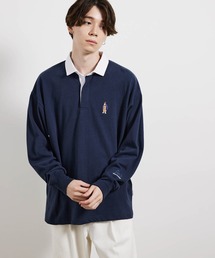 BEN DAVISエンブロイダリーラガーロングTシャツ