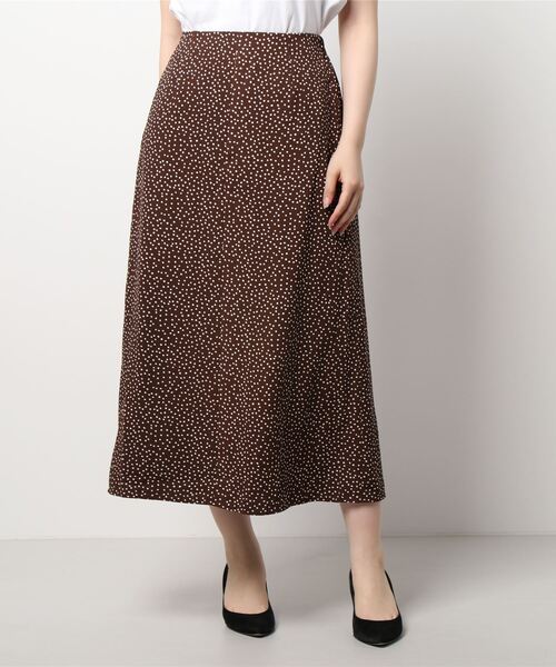 Lugnoncure（ルノンキュール）の「ドットマーメイドスカート（スカート・レディース・ブラック/ブラウン/マスタード・ﾌﾘ-）」の6枚目の写真
