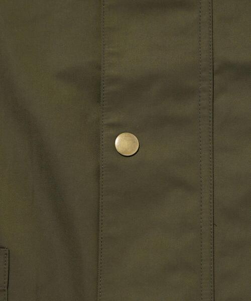 green label relaxing（グリーンレーベルリラクシング）の「【WEB限定】＜GLR or＞ハンターオーバー コート ジャケット -ユニセックス-（ミリタリージャケット・メンズ・ブラック/オリーブ・L/S/M）」の9枚目の写真