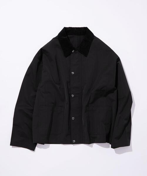 green label relaxing（グリーンレーベルリラクシング）の「【WEB限定】＜GLR or＞ハンターオーバー コート ジャケット -ユニセックス-（ミリタリージャケット・メンズ・ブラック/オリーブ・S/M/L）」の7枚目の写真