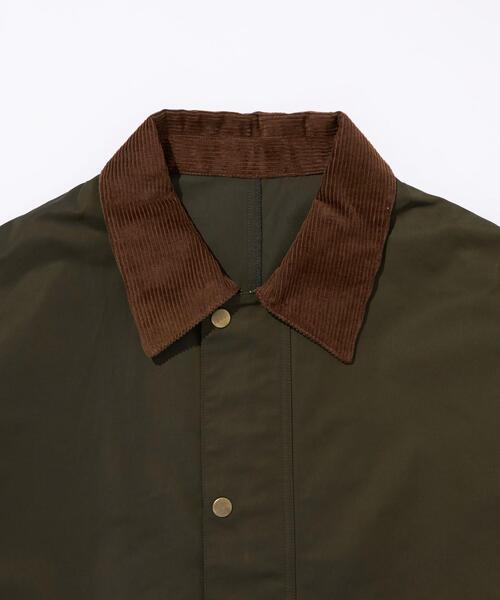 green label relaxing（グリーンレーベルリラクシング）の「【WEB限定】＜GLR or＞ハンターオーバー コート ジャケット -ユニセックス-（ミリタリージャケット・メンズ・ブラック/オリーブ・S/M/L）」の9枚目の写真