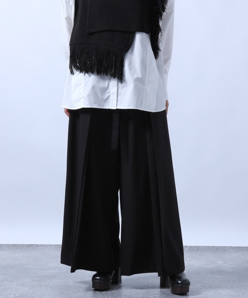 ‼️専用です‼️　HARE ハレ　フロントタックワイドパンツ（グレー） HARE（ハレ）の「フロントタックワイドパンツ(HARE)（スラックス