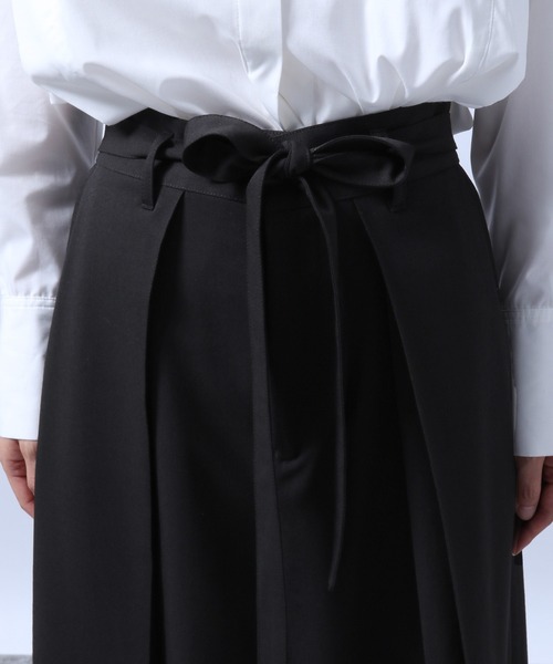 HARE(ハレ)の「フロントタックワイドパンツ(HARE)(スラックス・レディース・ブラック/グレー・FREE)」の16枚目の写真