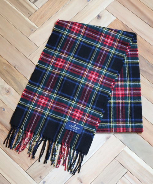 LONDON TRADITION（ロンドントラディション）の「【LONDON TRADITION/ロンドントラディション】ウールマフラー（マフラー・レディース・ブラック/ネイビー/その他/グレー系その他/レッド系その他・FREE）」の5枚目の写真