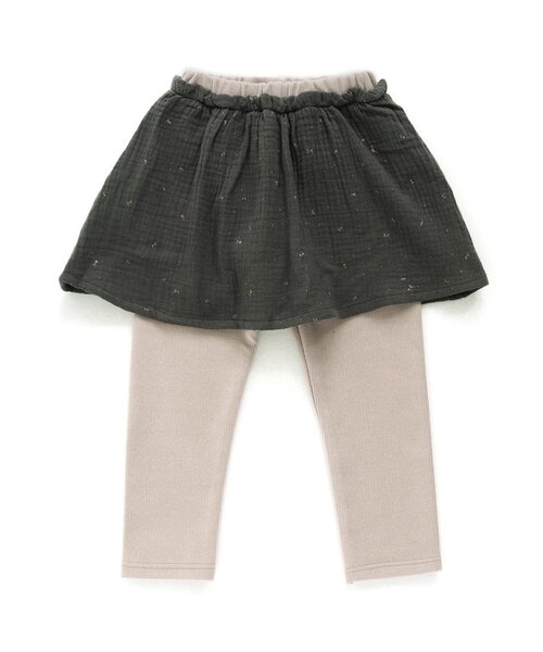 Seraph（セラフ）の「ダブルガーゼスカートパンツ（その他パンツ・キッズ・ベージュ/ブラック/チャコール/オレンジ・90/95/100/110/120/130/140）」の3枚目の写真