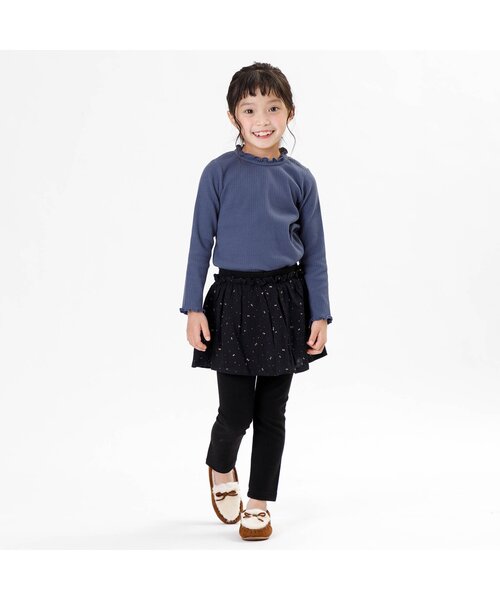 Seraph（セラフ）の「ダブルガーゼスカートパンツ（その他パンツ・キッズ・ベージュ/ブラック/チャコール/オレンジ・90/95/100/110/120/130/140）」の9枚目の写真