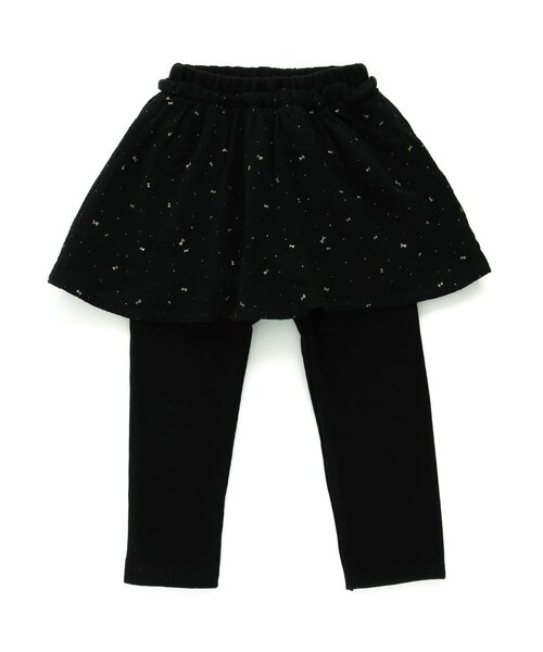 Seraph（セラフ）の「ダブルガーゼスカートパンツ（その他パンツ・キッズ・ベージュ/ブラック/チャコール/オレンジ・90/95/100/110/120/130/140）」の5枚目の写真