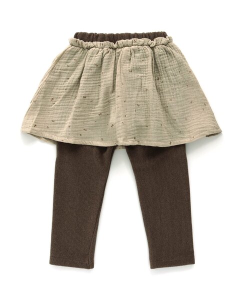 Seraph（セラフ）の「ダブルガーゼスカートパンツ（その他パンツ・キッズ・ベージュ/ブラック/チャコール/オレンジ・90/95/100/110/120/130/140）」の16枚目の写真