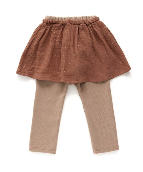 Seraph（セラフ）の「ダブルガーゼスカートパンツ（その他パンツ・キッズ・ベージュ/ブラック/チャコール/オレンジ・90/95/100/110/120/130/140）」の7枚目の写真