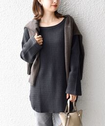 【WEB限定】ビッグワッフルベーシックカットソー◇