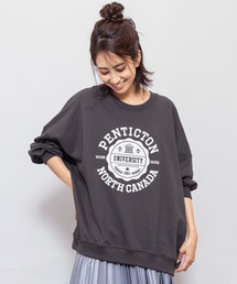 mili an deni | カレッジロゴビッグスウェットPO(スウェット)