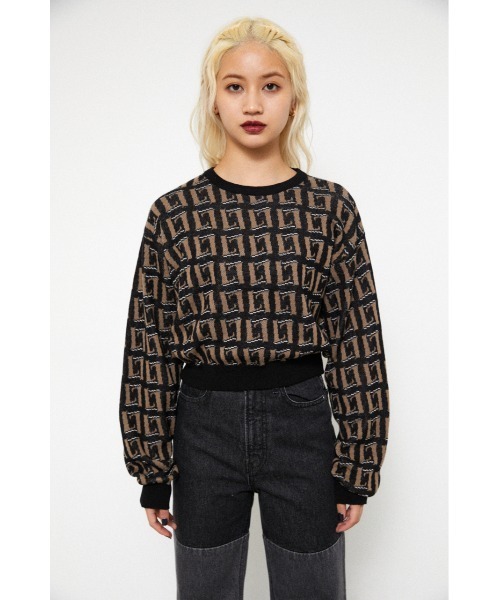 LAGUA GEM（ラグアジェム）の「MONOGRAM KNIT TOPS（ニット