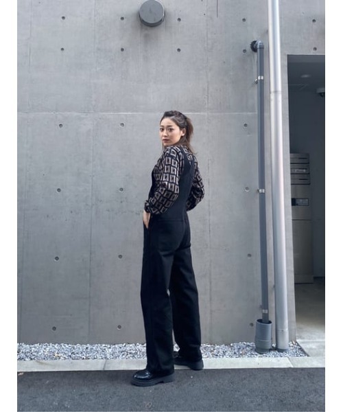 LAGUA GEM（ラグアジェム）の「MONOGRAM KNIT TOPS（ニット/セーター・レディース・ベージュ/ブラック/グリーン・FREE）」の5枚目の写真