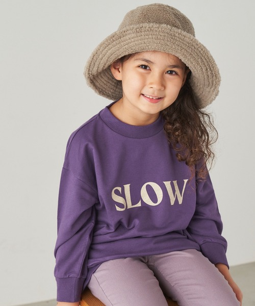 ＆yam（アンドヤム）の「ボアバケットハット【親子お揃い/リンクコーデ】（ハット・キッズ・ブラウン/グリーン/ベージュ/ブラック/グレー・FREE）」の3枚目の写真