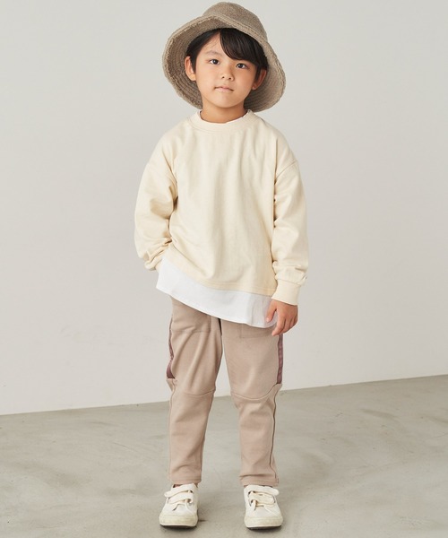 ＆yam（アンドヤム）の「ボアバケットハット【親子お揃い/リンクコーデ】（ハット・キッズ・ブラウン/グリーン/ベージュ/ブラック/グレー・FREE）」の19枚目の写真