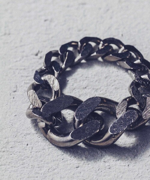 and cloud（アンドクラウド）の「Gradation Ring M（リング・レディース・ブラック/イエローゴールド/シルバー・L/M）」の15枚目の写真