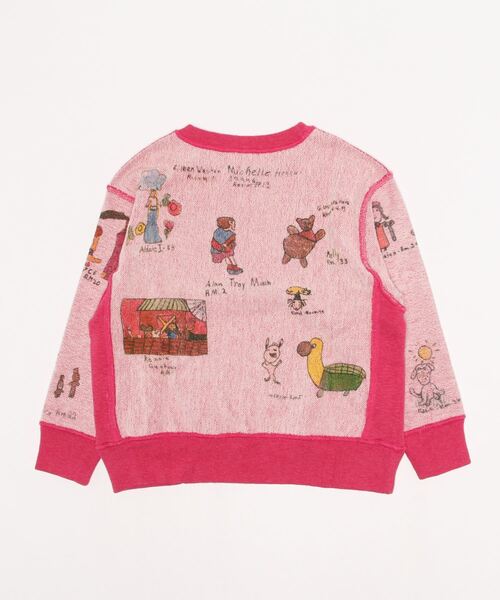 DENIM DUNGAREE（デニムダンガリー）の「トンプキン裏毛 リバーシブル スウェット（スウェット・キッズ・ピンク/グレー/グレー系その他/ベージュ系その他・130/140）」の7枚目の写真