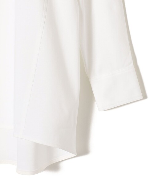J.C.M（ジェーシーエム）の「J.C.M:バンドカラーカットソー（Tシャツ/カットソー・レディース・ホワイト・ONE SIZE）」の6枚目の写真