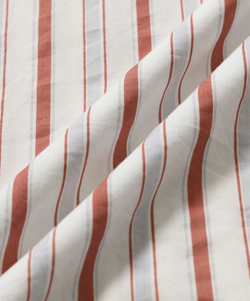 ADAM ET ROPE'（アダムエロペ）の「【アウトレット店舗・WEB限定】ストライプBDBIGシャツ（シャツ/ブラウス・メンズ・ベージュ系その他/ブルー系その他5・LL/L/M）」の10枚目の写真