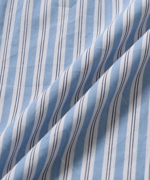 ADAM ET ROPE'（アダムエロペ）の「【アウトレット店舗・WEB限定】ストライプBDBIGシャツ（シャツ/ブラウス・メンズ・ベージュ系その他/ブルー系その他5・LL/L/M）」の11枚目の写真