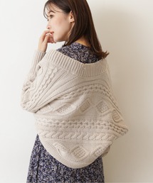 NATURAL BEAUTY BASIC | ケーブルショートカーディガン(ニット/セーター)
