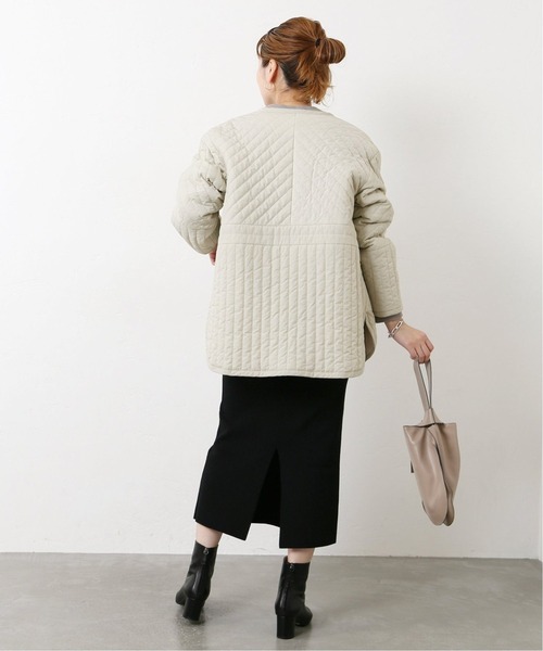 JOURNAL STANDARD(ジャーナルスタンダード)の「イレギュラーキルティングミドルブルゾン◆2(ブルゾン・レディース・ブラック/グレー・FREE)」の12枚目の写真