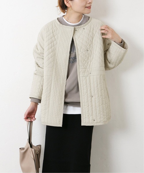 JOURNAL STANDARD(ジャーナルスタンダード)の「イレギュラーキルティングミドルブルゾン◆2(ブルゾン・レディース・ブラック/グレー・FREE)」の19枚目の写真