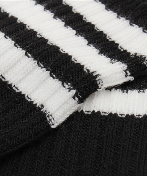 WEGO(ウィゴー)の「WEGO/3ラインソックス(ソックス/靴下・レディース・ホワイト/ブラック/グリーン/サックスブルー/イエロー/ピンク/ブルー/トリコロール・FREE)」の11枚目の写真