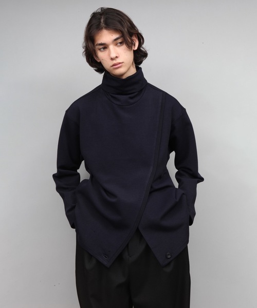 ato(アトウ)の「TURTLENECK PULL-OVER(Tシャツ/カットソー・メンズ・ブラック/ネイビー/ライトベージュ・46/48)」の4枚目の写真