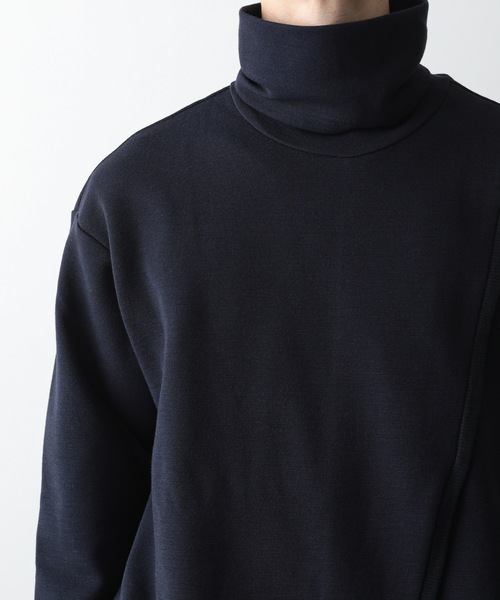ato(アトウ)の「TURTLENECK PULL-OVER(Tシャツ/カットソー・メンズ・ブラック/ネイビー/ライトベージュ・46/48)」の6枚目の写真