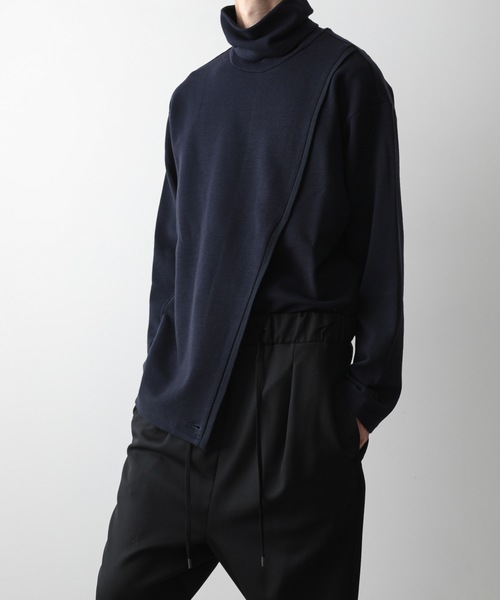 ato(アトウ)の「TURTLENECK PULL-OVER(Tシャツ/カットソー・メンズ・ブラック/ネイビー/ライトベージュ・46/48)」の13枚目の写真