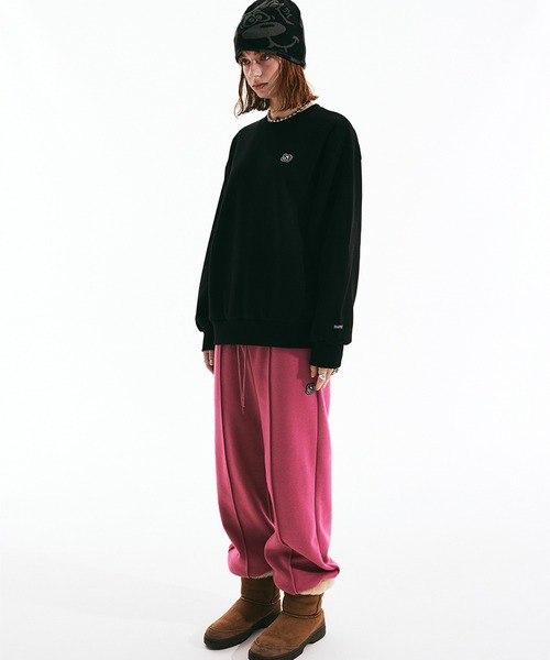 SCULPTOR（スカルプター）の「Micro Monogram Soft Swesatshirt /マイクロモノグラムソフトスウェットシャツ（スウェット・レディース・ブラック/ホワイト系その他・FREE）」の17枚目の写真