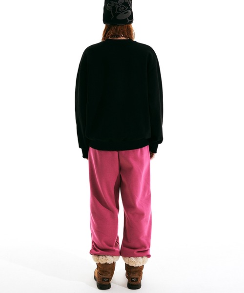 SCULPTOR（スカルプター）の「Micro Monogram Soft Swesatshirt /マイクロモノグラムソフトスウェットシャツ（スウェット・レディース・ブラック/ホワイト系その他・FREE）」の15枚目の写真