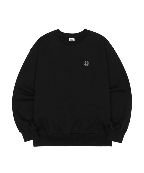 SCULPTOR（スカルプター）の「Micro Monogram Soft Swesatshirt /マイクロモノグラムソフトスウェットシャツ（スウェット・レディース・ブラック/ホワイト系その他・FREE）」の3枚目の写真